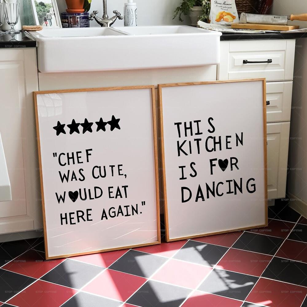 Home Cooking Quotes - Minimalist Heart Black Chef Motivational Quotes