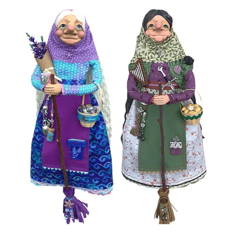 Mom'S Home Cooking - Kitchen Witch 7-Inch Handmade Kitchen Witch