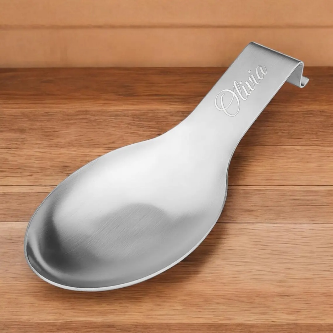 Mom'S Home Cooking - Personalized SPOON REST TRAY Stove Top