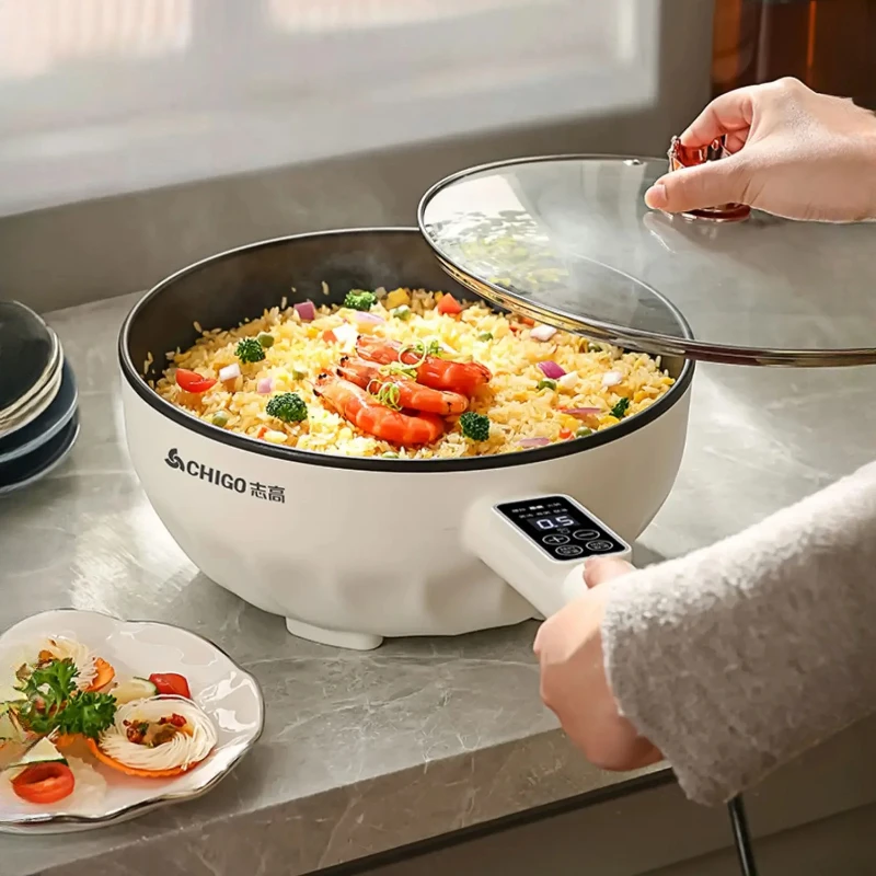 Home Cooking Meals - MultiFunction Electric Cooking Pot, NonStick Electric