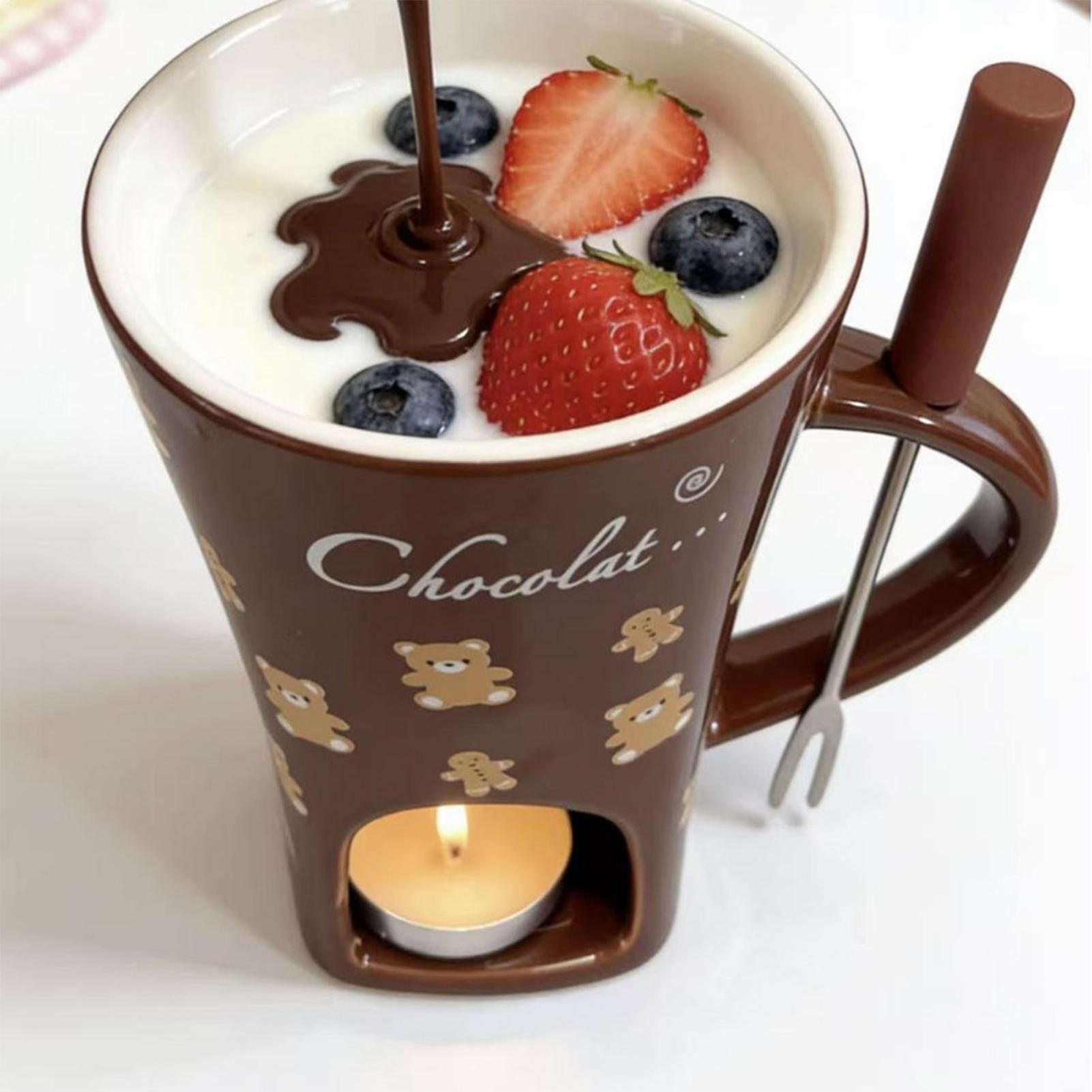 Chocolate Melting Cup 130ml Pe - огляд і ціна Fondue Pot Ceramic