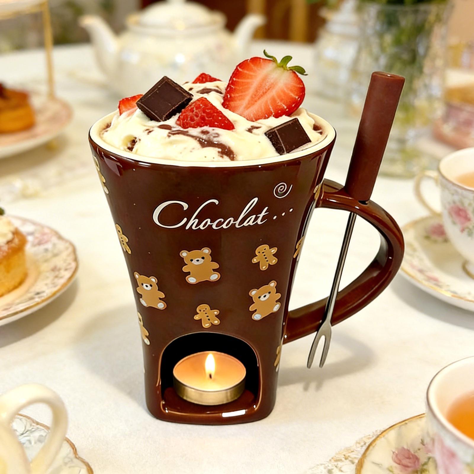 Chocolate Melting Cup 130ml Pe - огляд і ціна Fondue Pot Ceramic