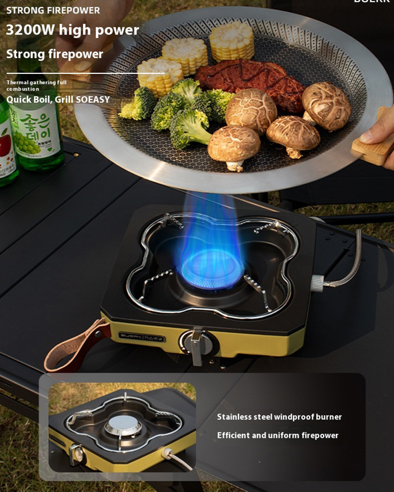 Buerk Desktop Outdoor Gas Stov - огляд і ціна Home Cooking Gas
