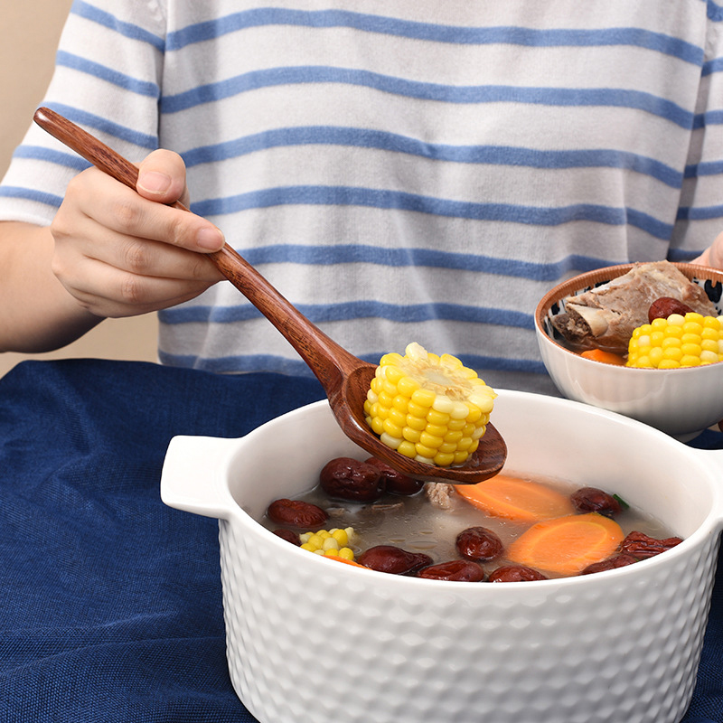 Long Handle Ramen Wooden Spoon - огляд і ціна Home Cooking Meals