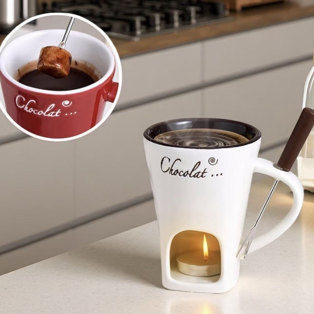 Ceramic Chocolate Fondue Mug C - огляд і ціна Fondue Pot Ceramic
