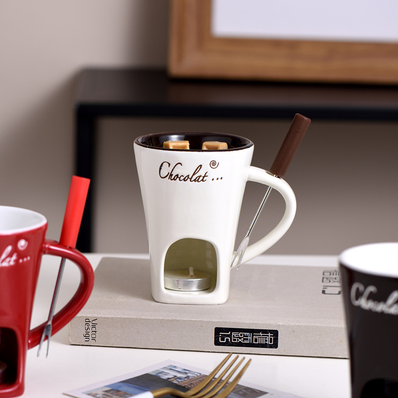 130ml Chocolate Fondue Mug Mel - огляд і ціна Fondue Pot Ceramic