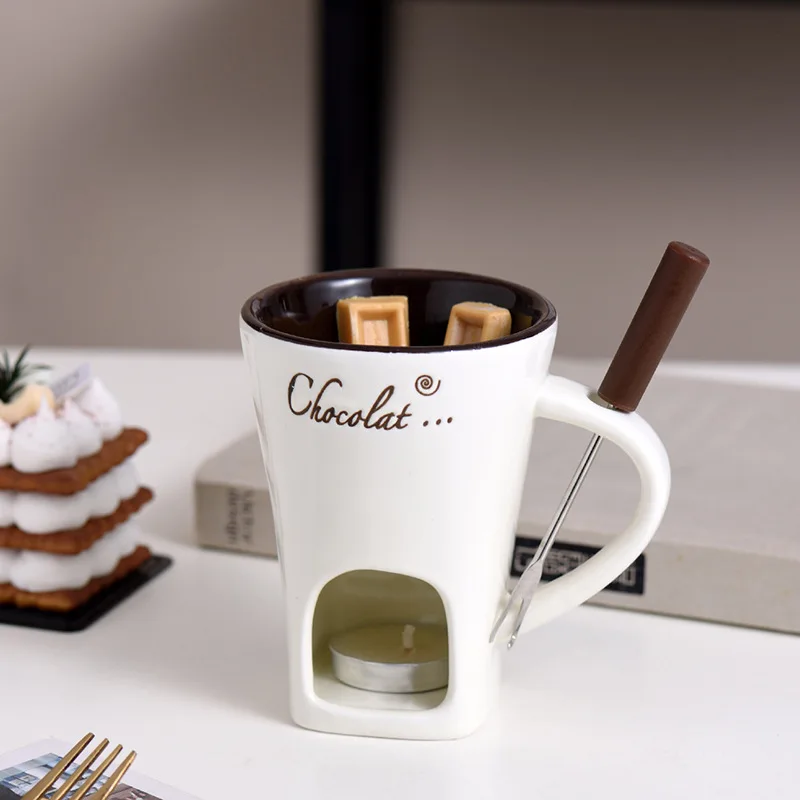 130ml Chocolate Fondue Mug Mel - огляд і ціна Fondue Pot Ceramic