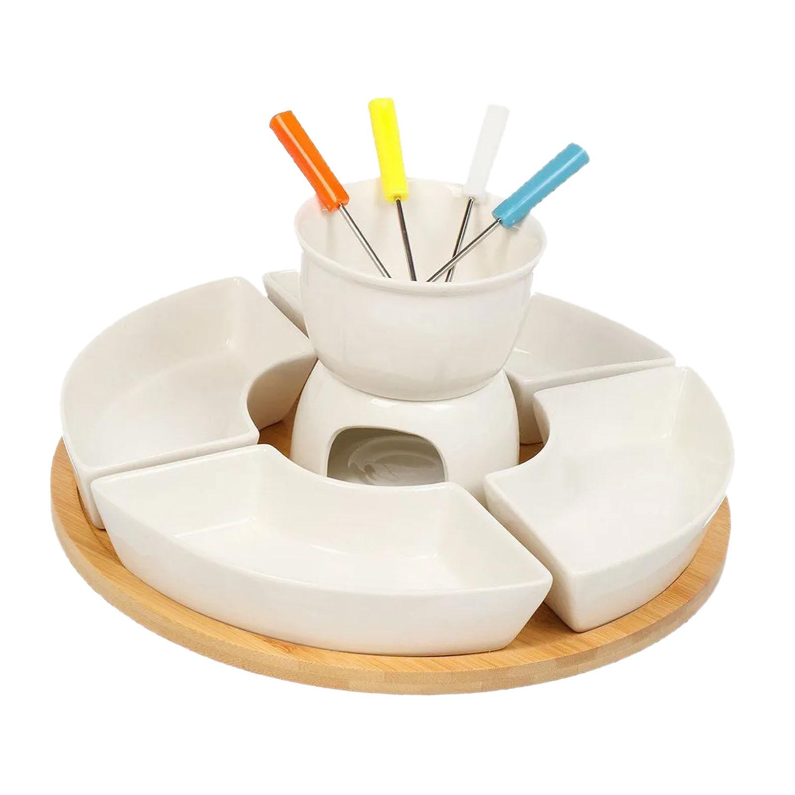 Fondue Pot Melting Pot Set, Bu - огляд і ціна Fondue Pot Ceramic