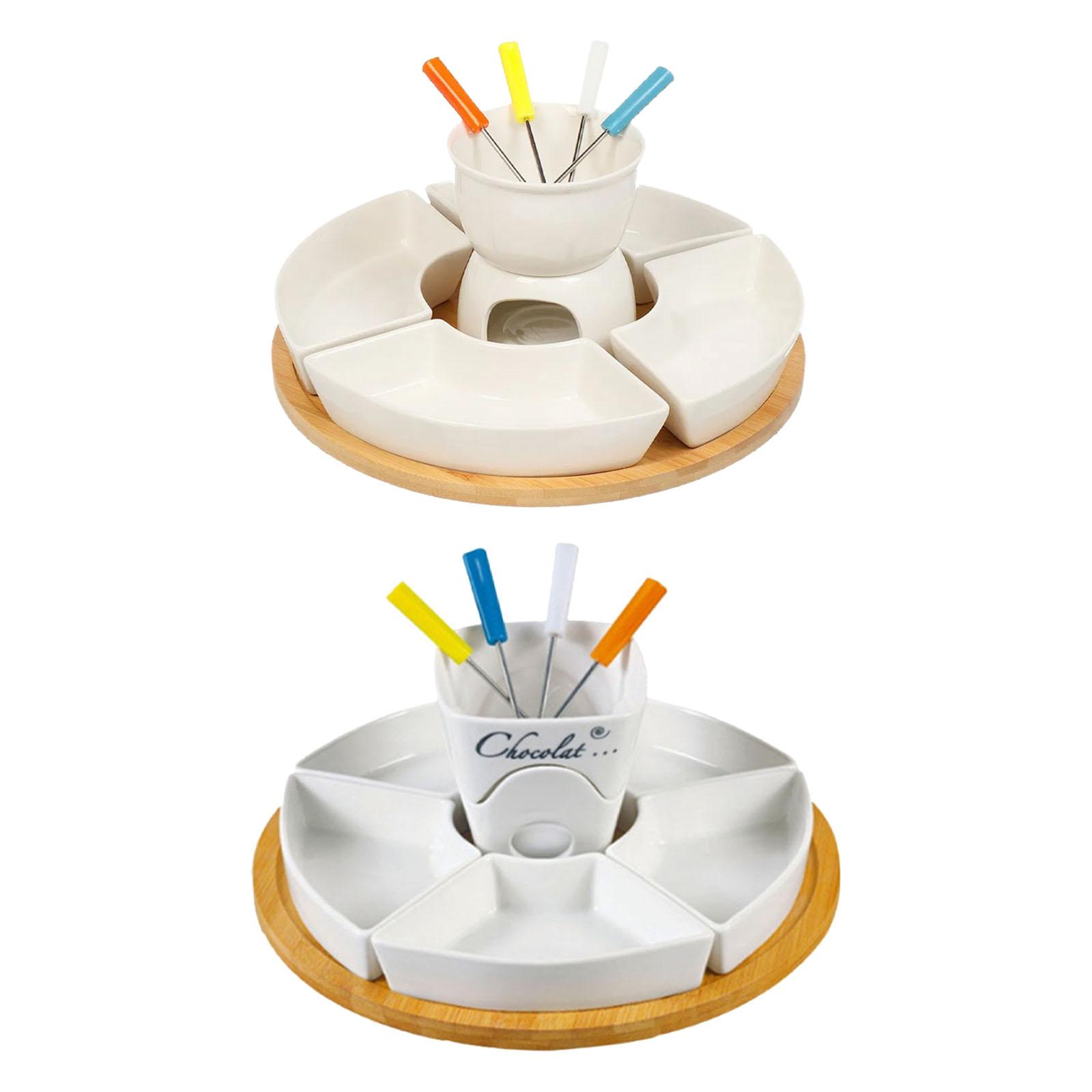 Fondue Pot Melting Pot Set, Bu - огляд і ціна Fondue Pot Ceramic