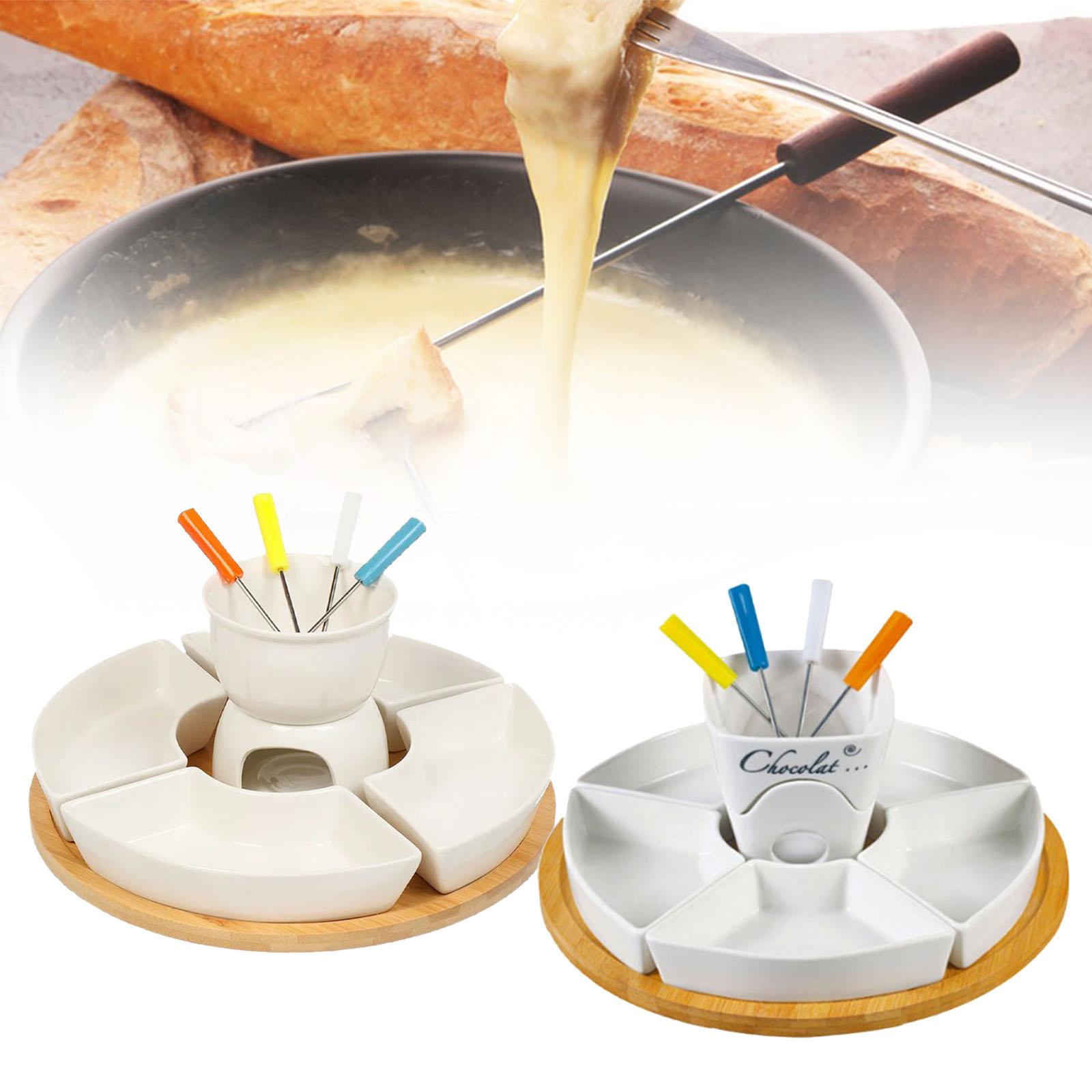 Fondue Pot Melting Pot Set, Bu - огляд і ціна Fondue Pot Ceramic
