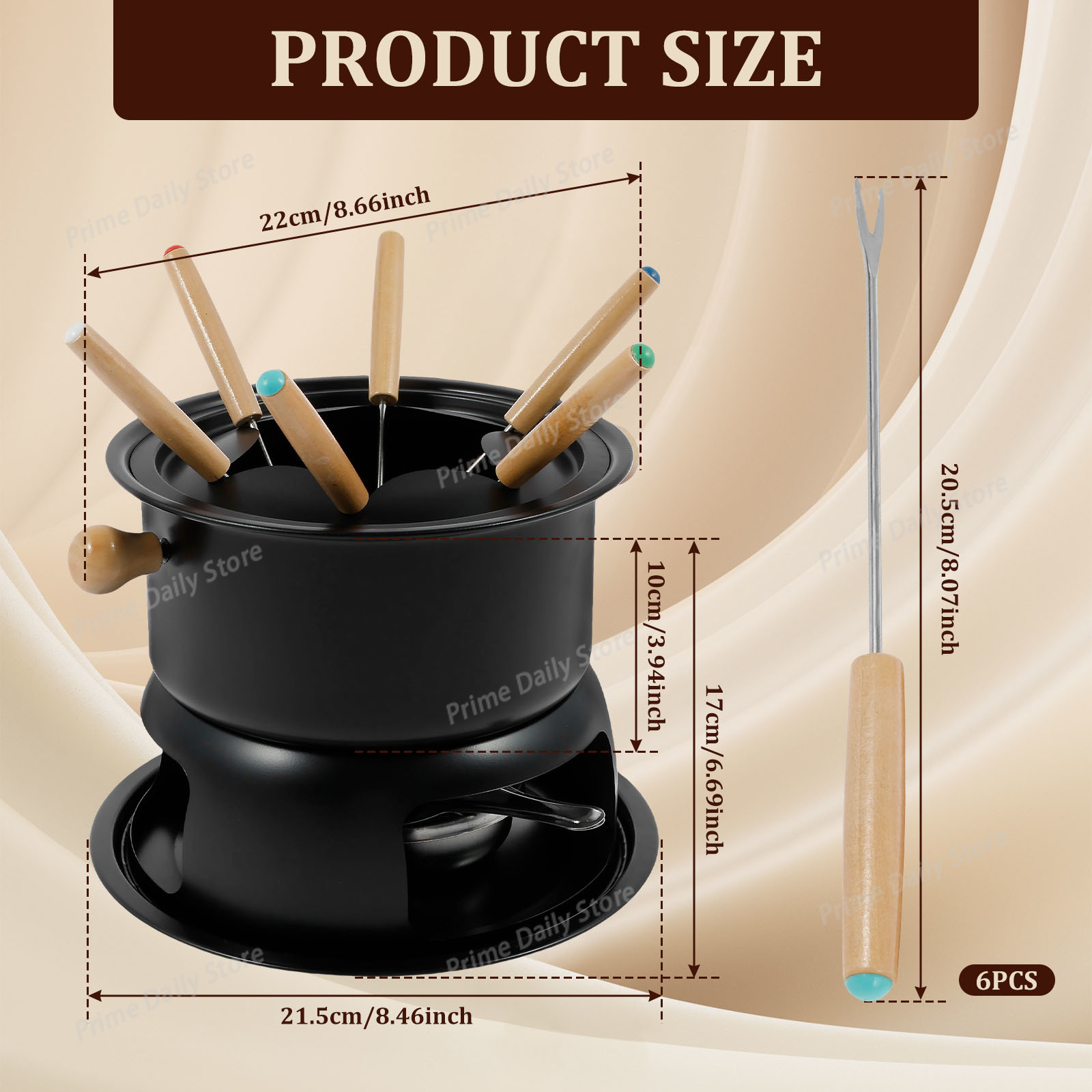 Ceramic Chocolate Fondue Pot w - огляд і ціна Fondue Pot Ceramic