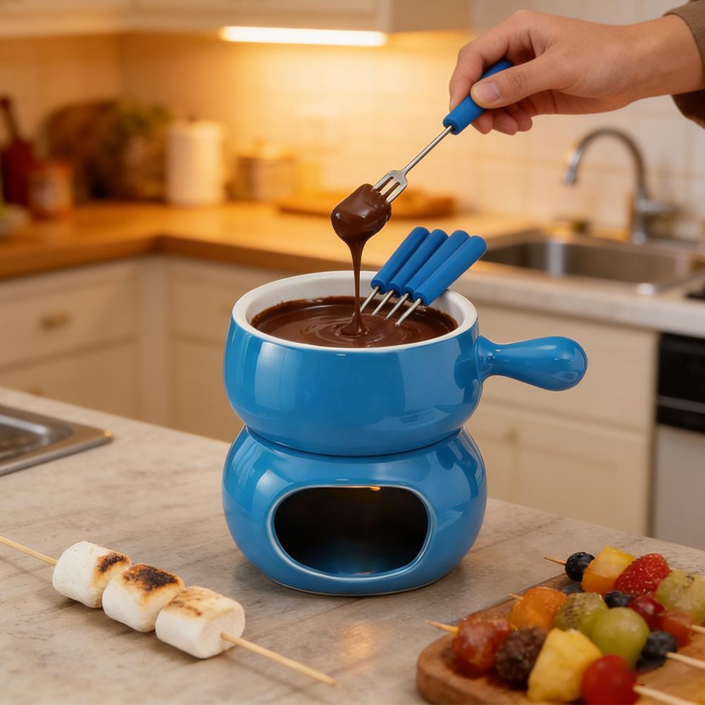 Chocolate Fondue Cup Ceramic W - огляд і ціна Fondue Pot Ceramic