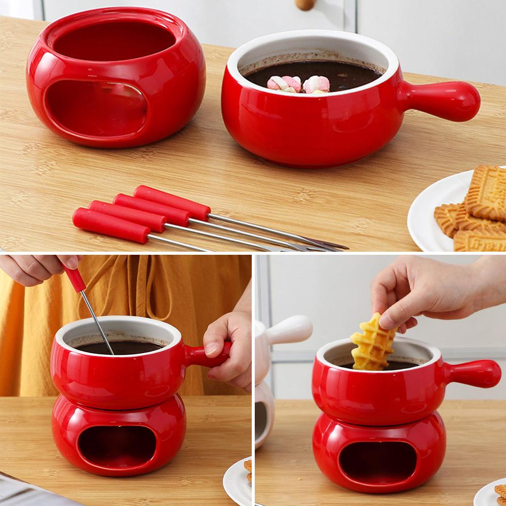 Chocolate Fondue Cup Ceramic W - огляд і ціна Fondue Pot Ceramic