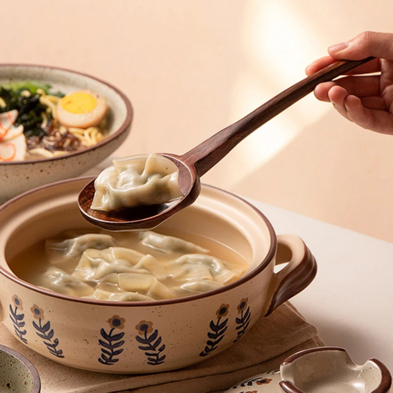 Long Handle Ramen Wooden Spoon - огляд і ціна Home Cooking Meals