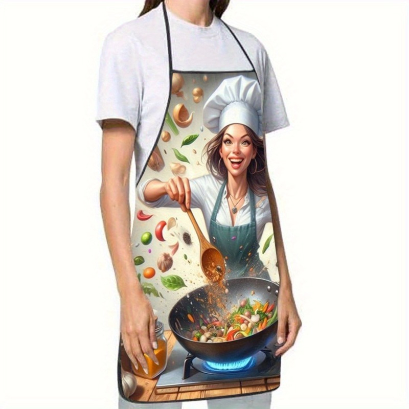 Vegetable Cooking Print Apron, - огляд і ціна Home Cooking Chef