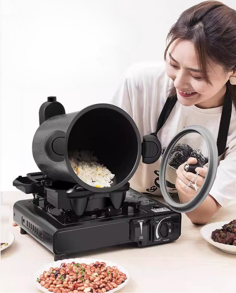 360° Intelligent Rotating Outd - огляд і ціна Home Cooking Fried Rice