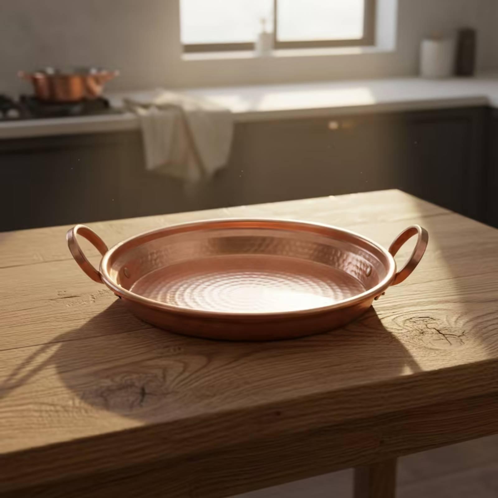 Copper Pan twoHandle Pan with  - огляд і ціна Home Cooking Host