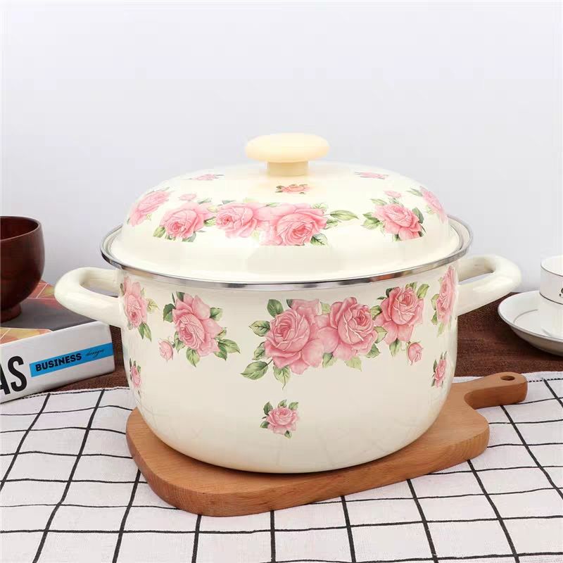 Thickened 16-24cm Elegant Pink - огляд і ціна Fondue Pot Ceramic