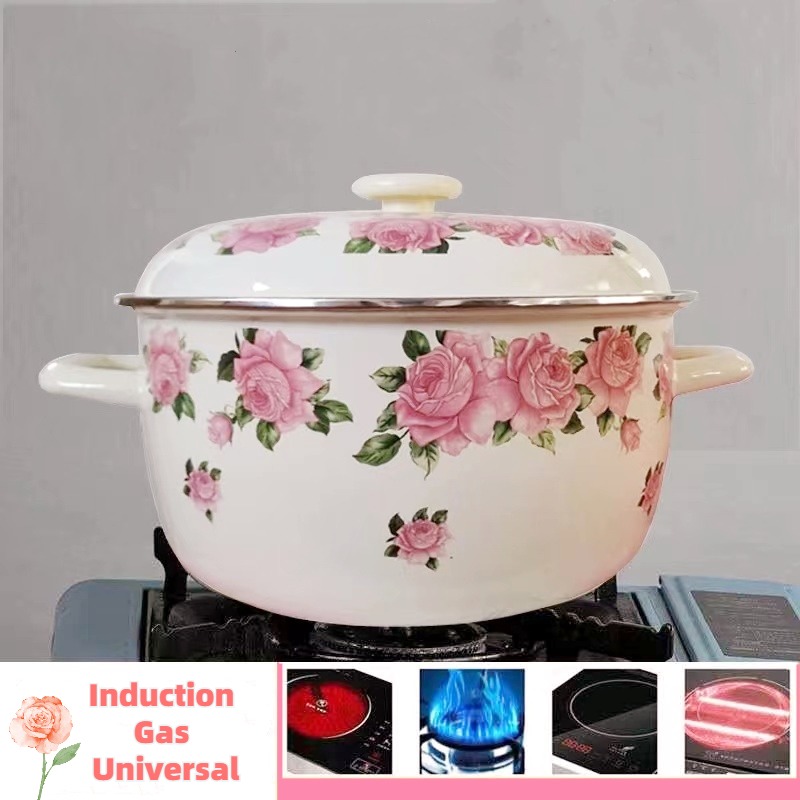 Thickened 16-24cm Elegant Pink - огляд і ціна Fondue Pot Ceramic