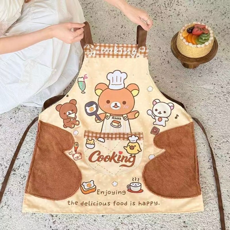 Cute Rilakkuma apron, waterpro - огляд і ціна Home Cooking Meals