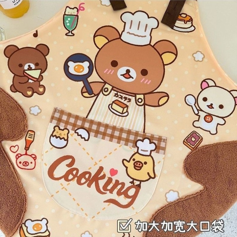 Cute Rilakkuma apron, waterpro - огляд і ціна Home Cooking Meals