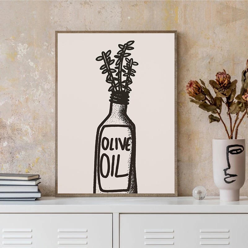 Minimalist Line Art Kitchen Wa - огляд і ціна Home Cooking Quotes