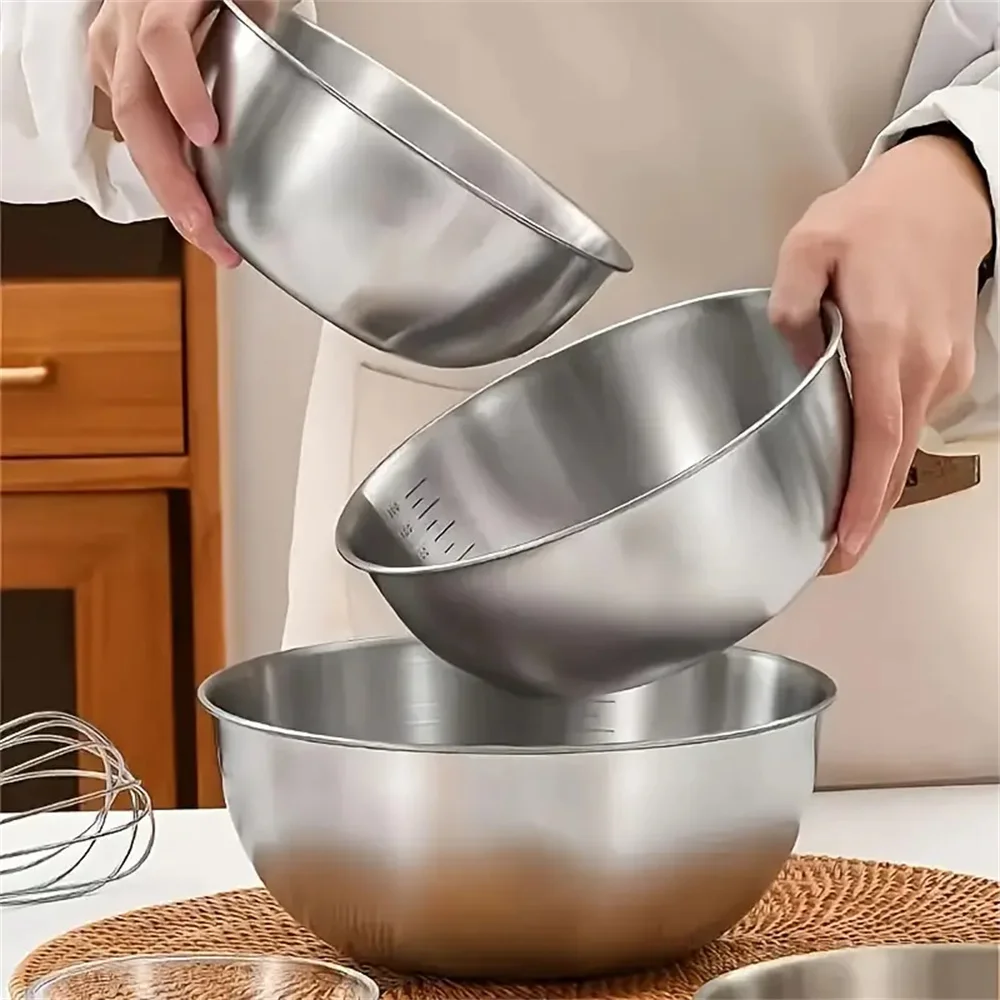 1-3 Stainless Steel Bowl Set w - огляд і ціна Home Cooking Meals