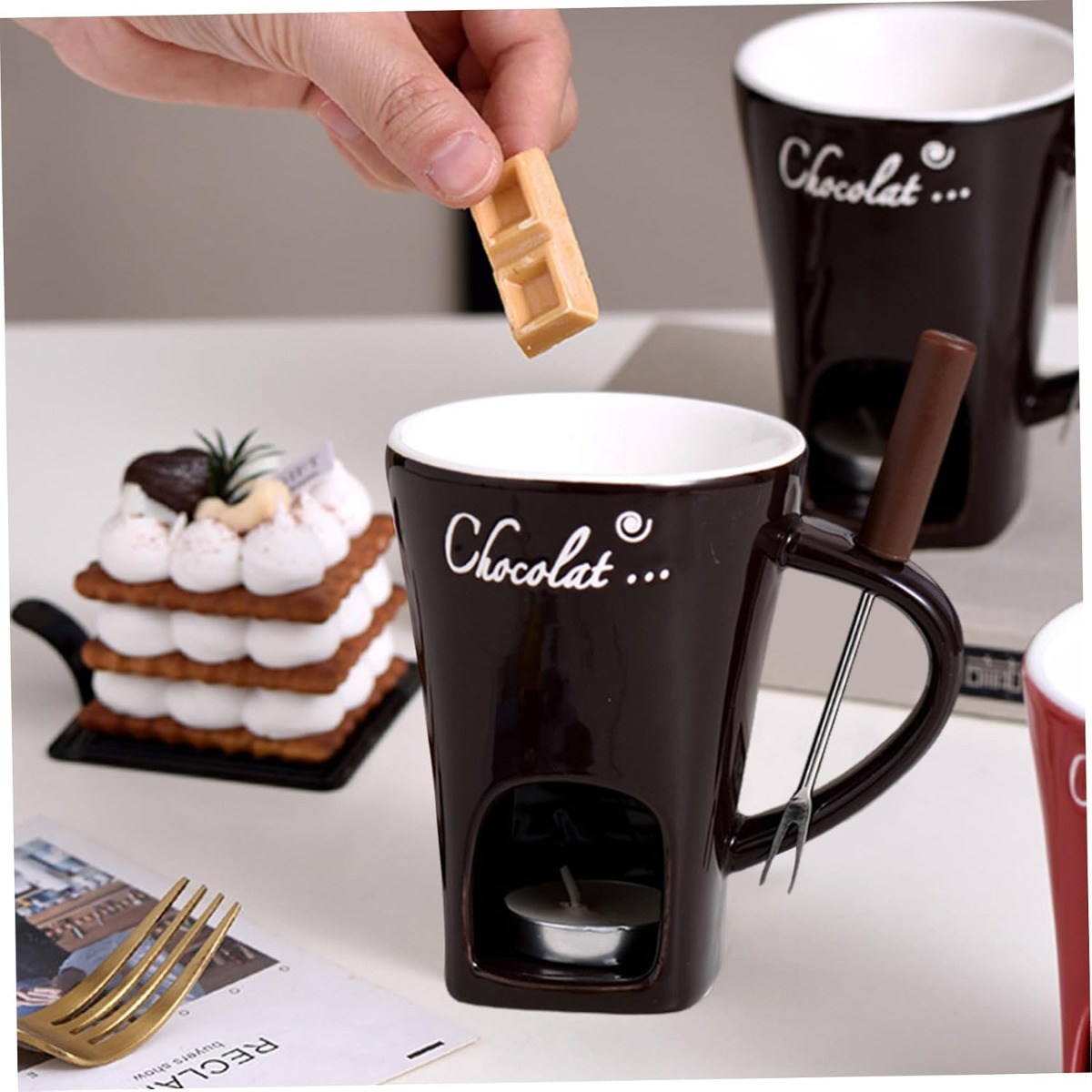 Ceramic Multifunction Chocolat - огляд і ціна Fondue Pot Ceramic