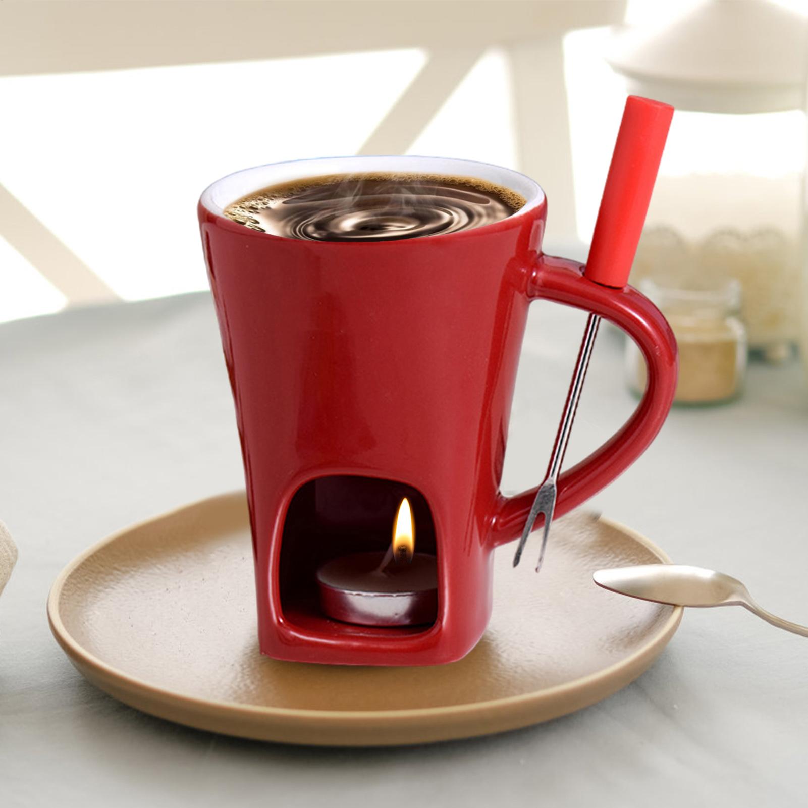 Mini Chocolate Fondue Mug Set  - огляд і ціна Fondue Pot Ceramic