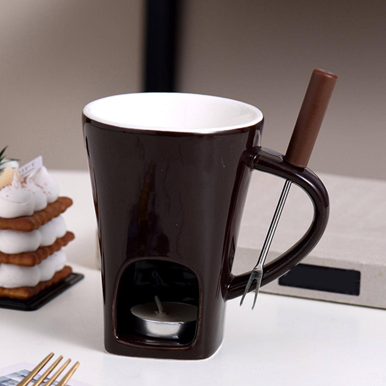 Mini Chocolate Fondue Mug Set  - огляд і ціна Fondue Pot Ceramic