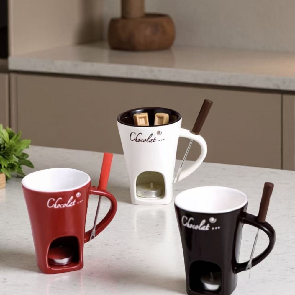 Ceramic Chocolate Fondue Mug C - огляд і ціна Fondue Pot Ceramic