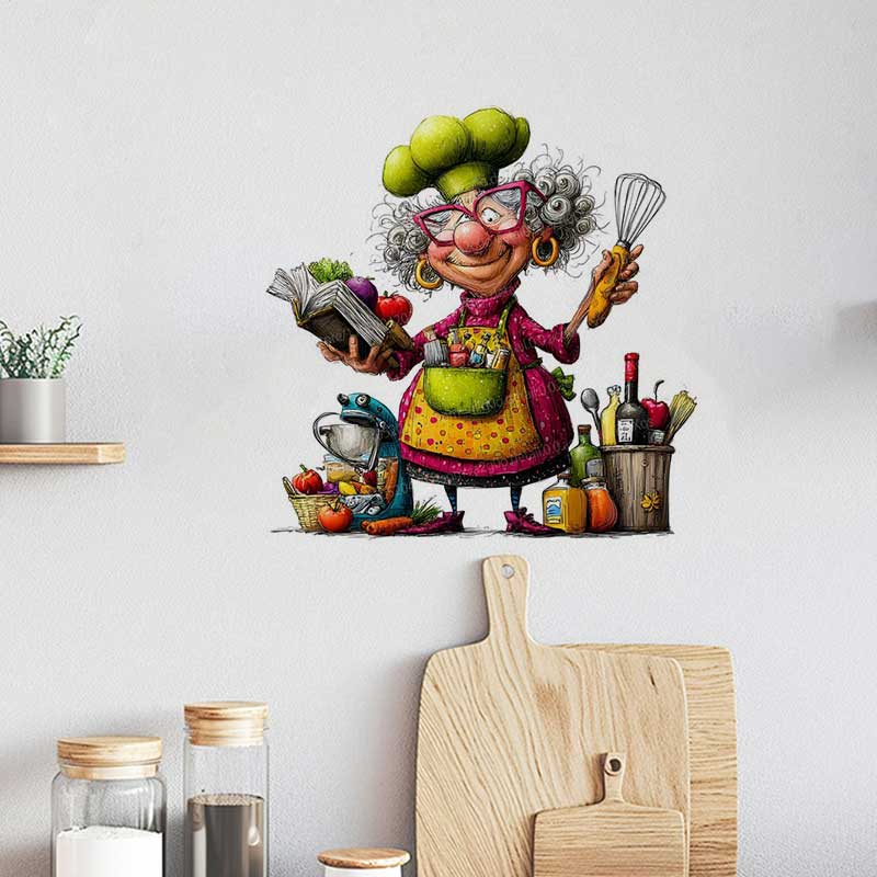 Funny Cooking Ladies Decal Sti - огляд і ціна Home Cooking Meals